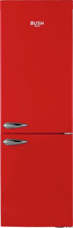 Bush - Classic BFFF60 Retro - Fridge Freezer - Red